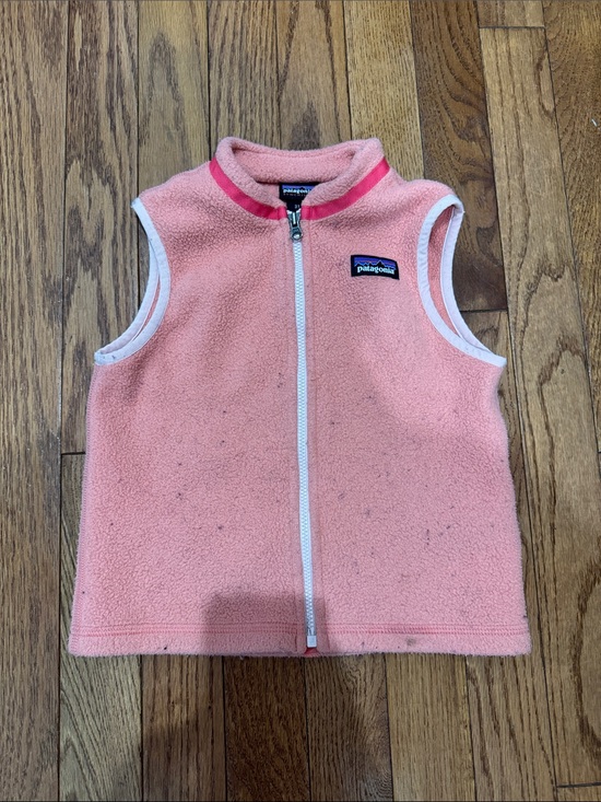 Patagonia Other - Patagonia Pink Girls' Sleeveless Fleece Vest